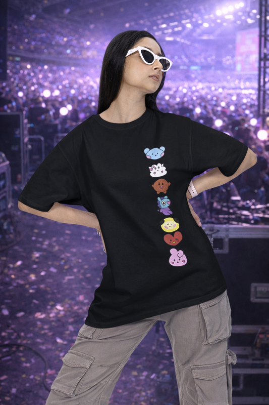 BT21 Unisex Terry Oversized Tee