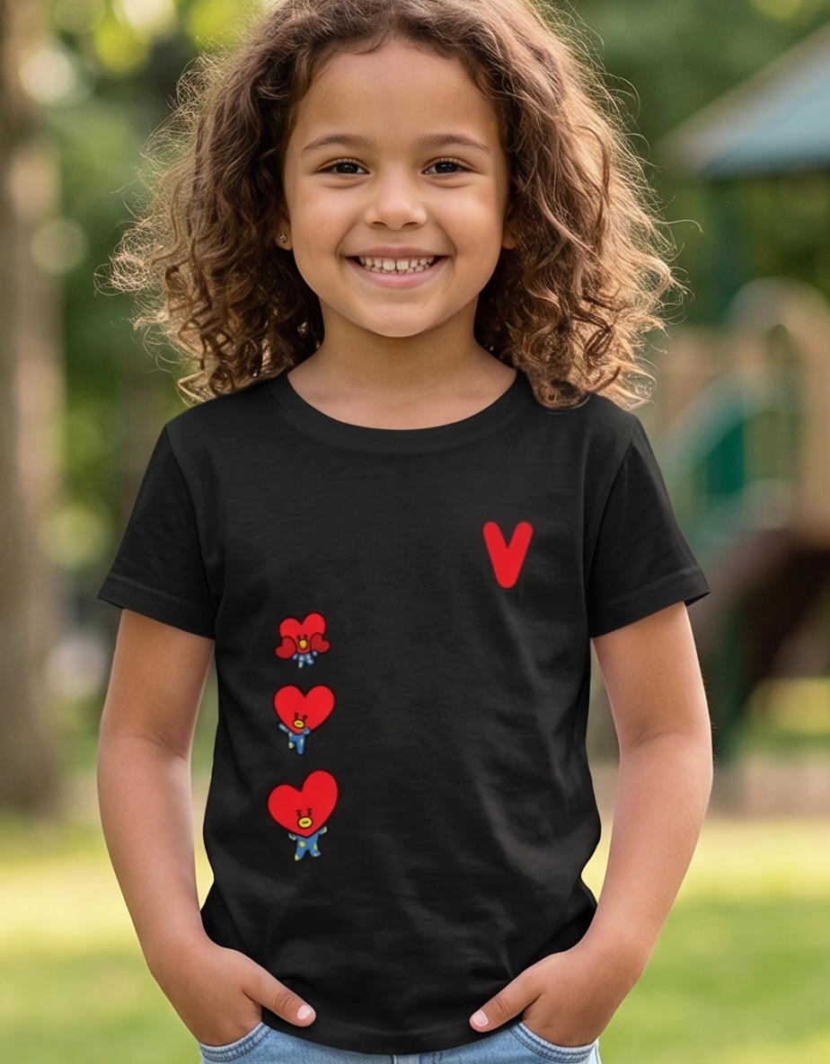 Girl's Crew Neck T-Shirt