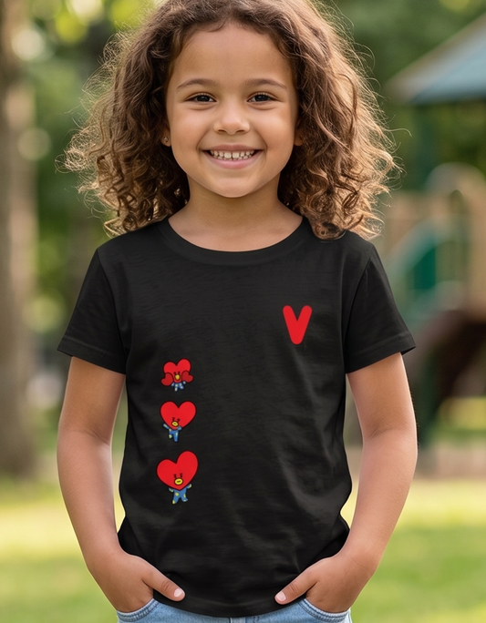Girl's Crew Neck T-Shirt