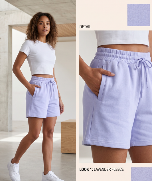 Unisex korean Terry Shorts