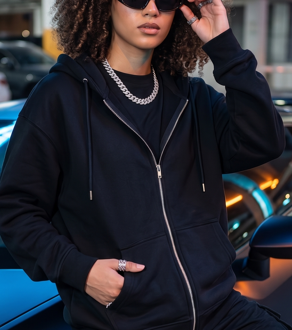 Unisex Zip Hoodie