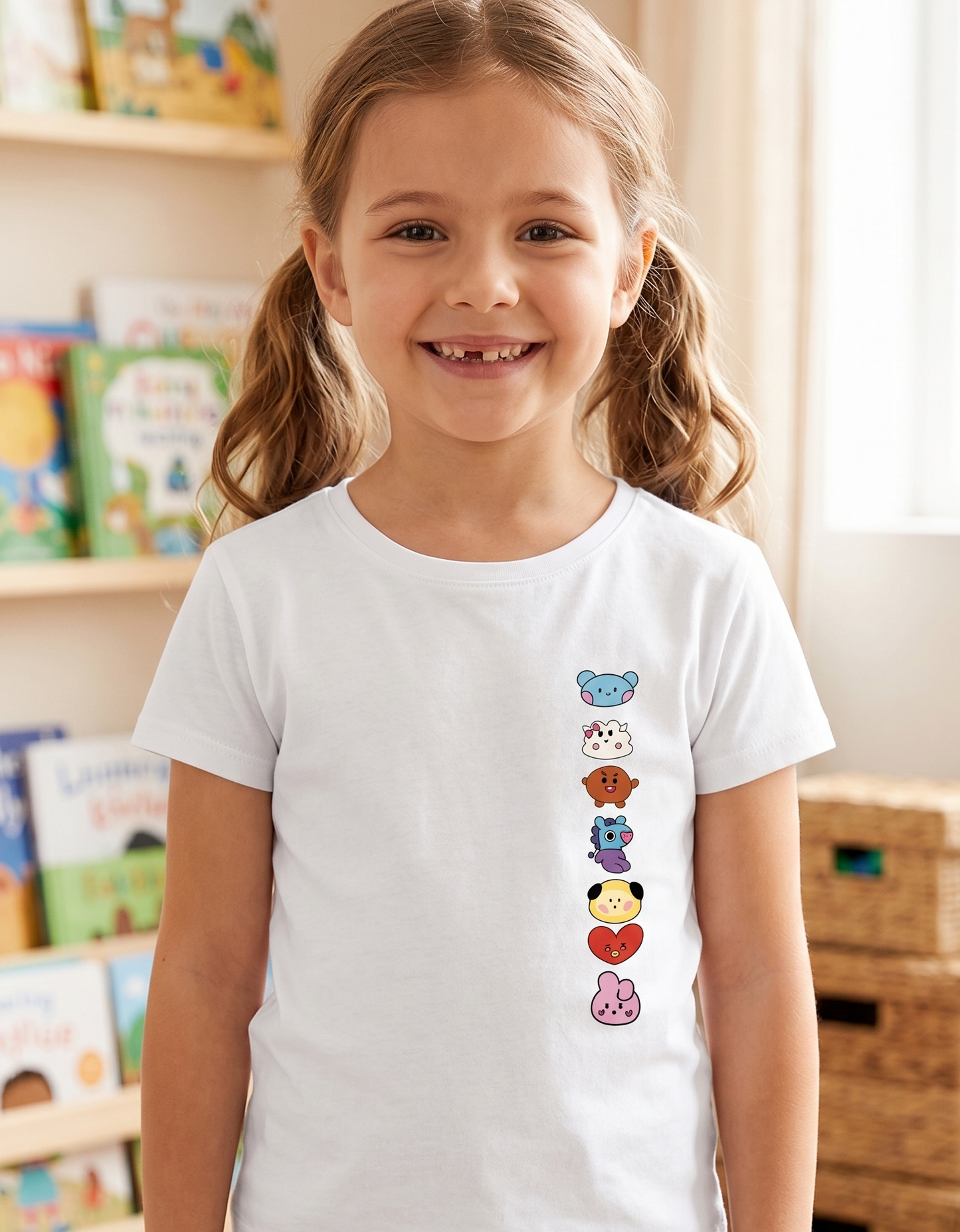 Girl's Crew Neck T-Shirt