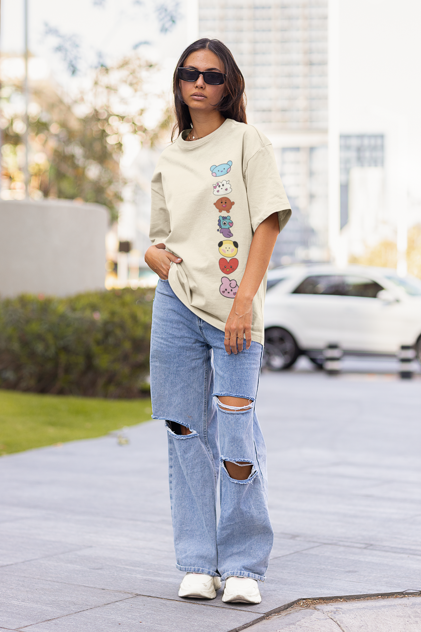 BT21 Unisex Terry Oversized Tee
