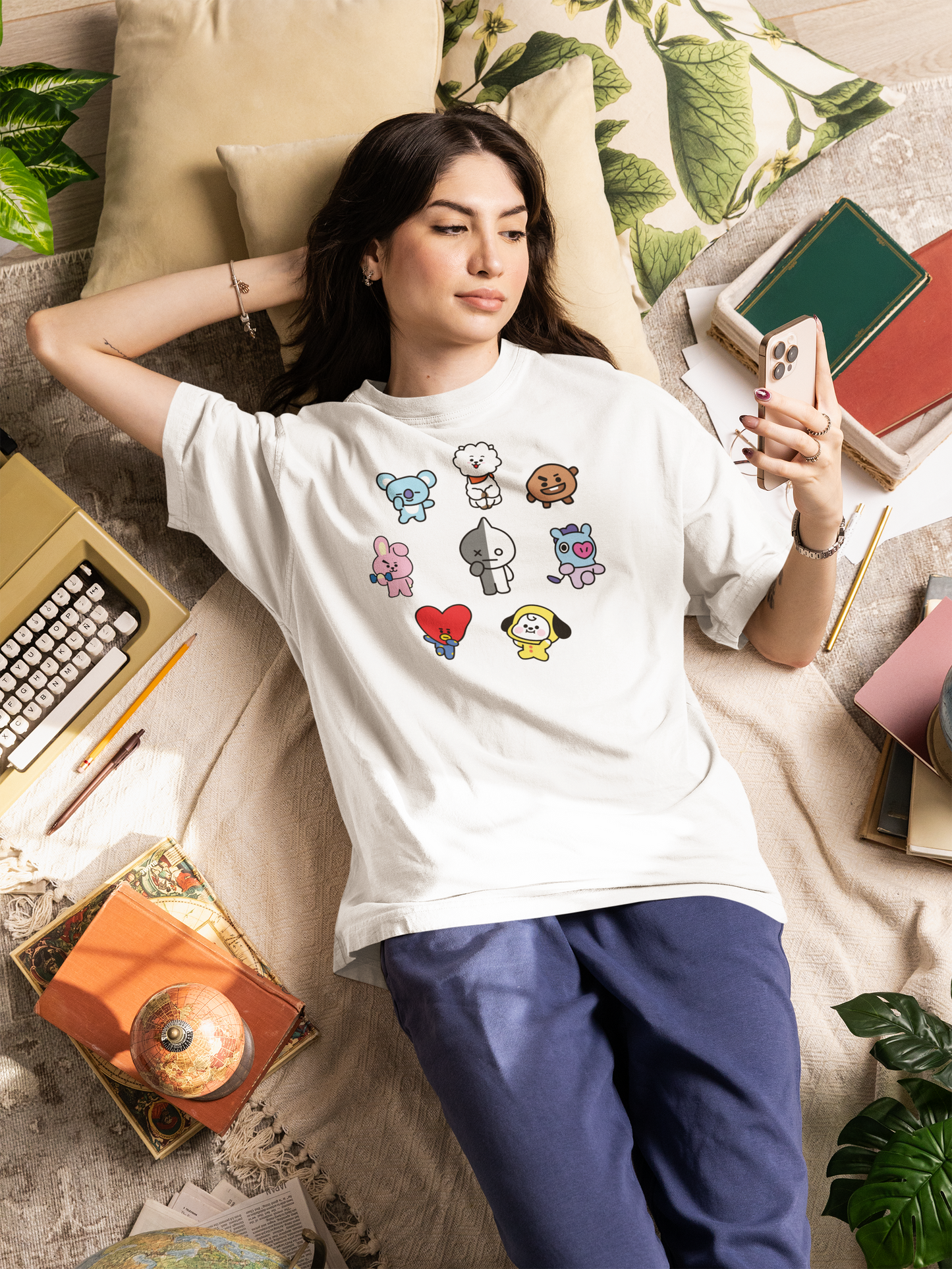 BT21 ARMY Unisex Terry Oversized Tee