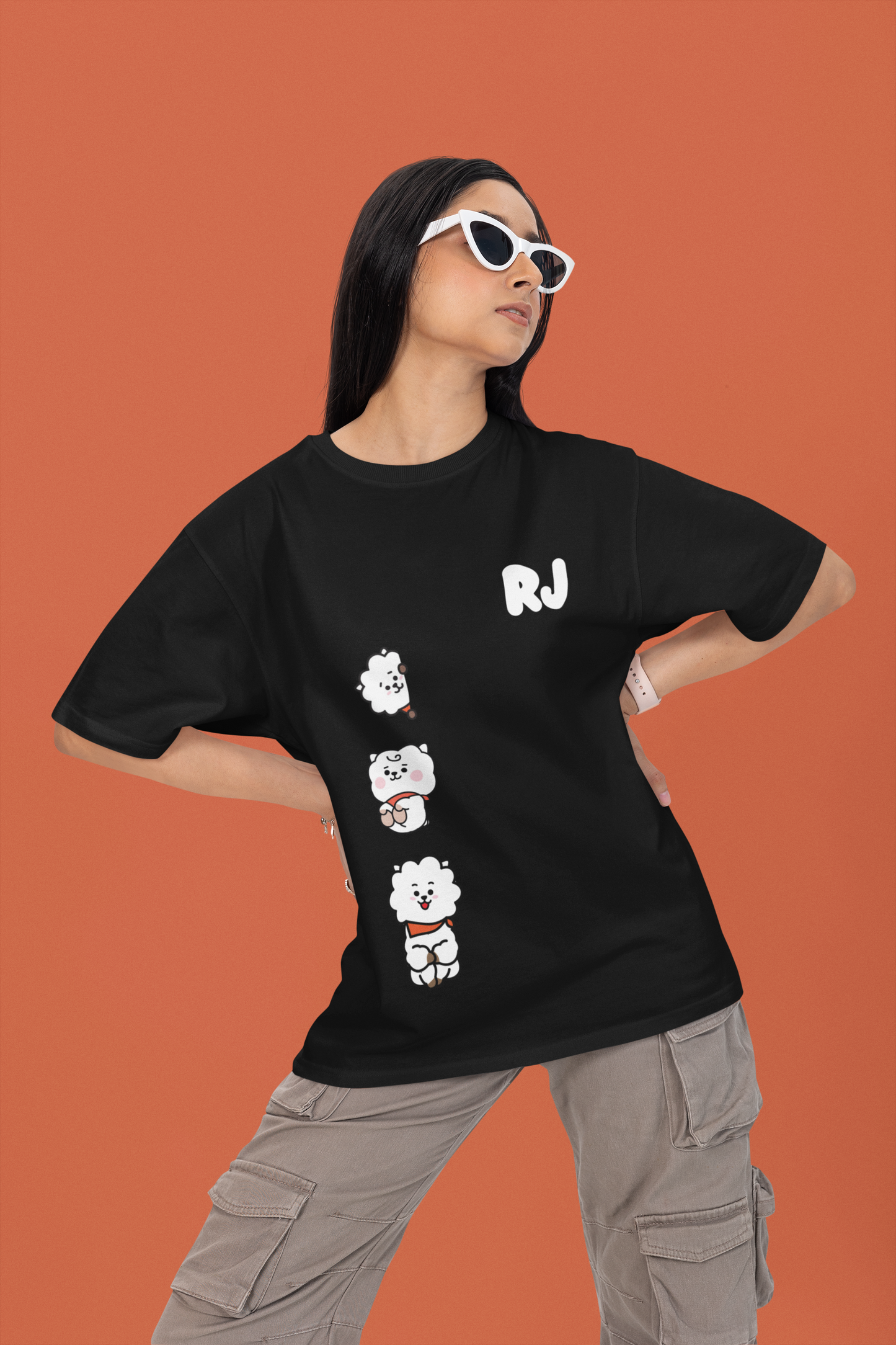 Unisex BTS JIN Terry Oversized Tee