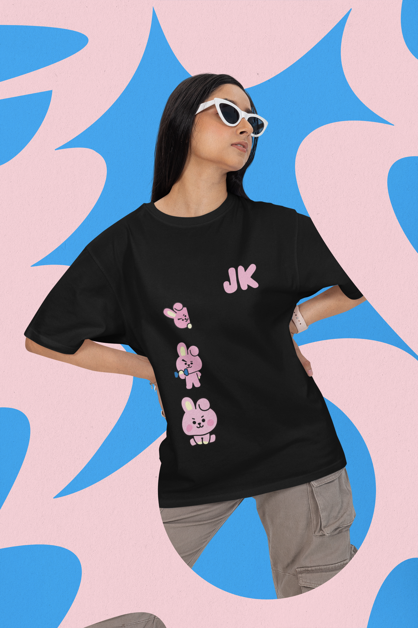 Unisex BTS JUNGKOOK Terry Oversized Tee