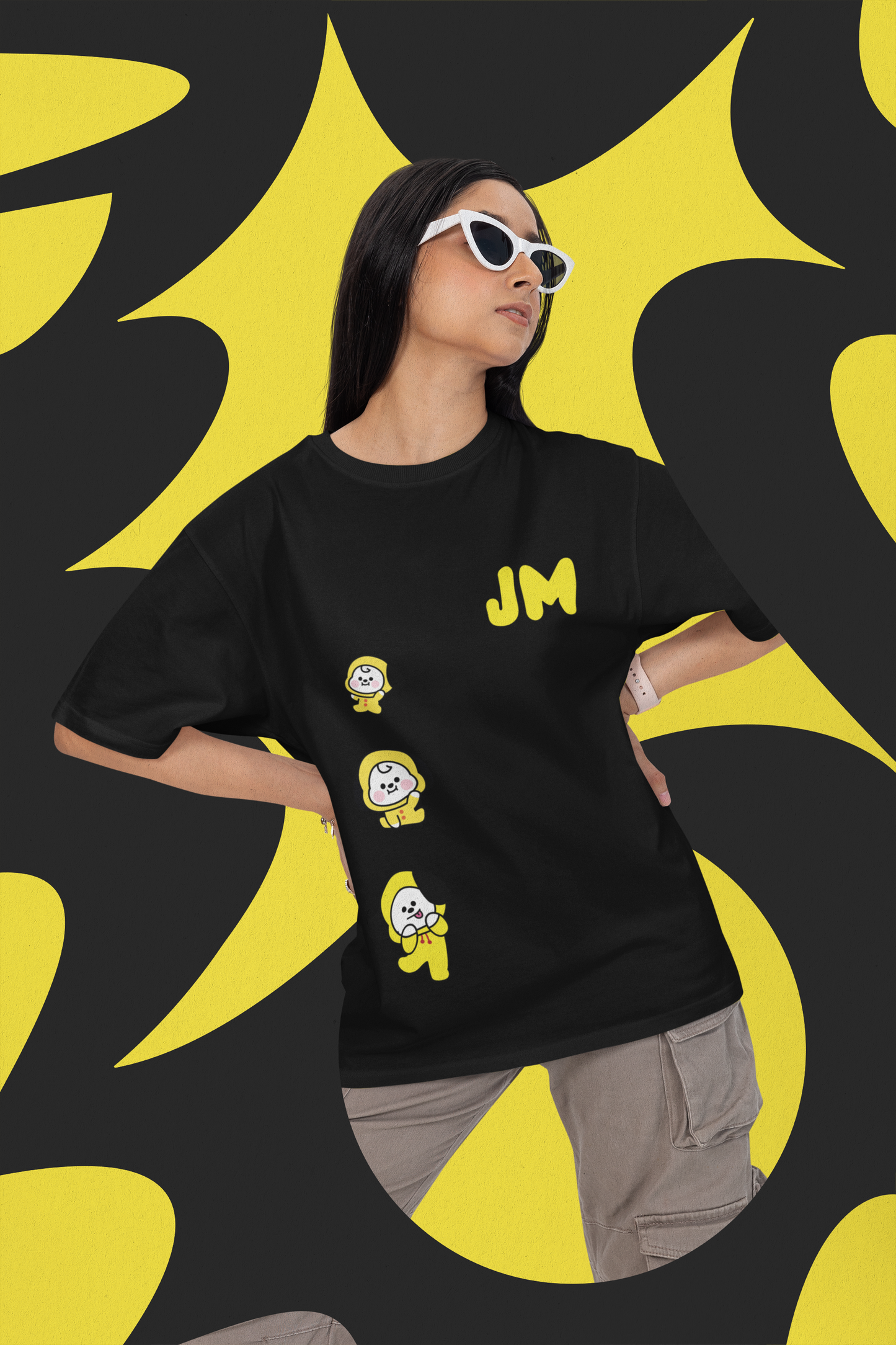 Unisex BTS JIMIN Terry Oversized Tee
